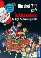 Die drei ??? Kids, Der Adventskalender - 24 Tage Weihnachtsparade. Extra: Stickerbogen