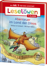 Leselöwen 1. Klasse - Abenteuer im Land der Dinos - Die Nr. 1 für den Lesestart - Mit Leselernschrift ABeZeh - Erstlesebuch für Kinder ab 6 Jahren
