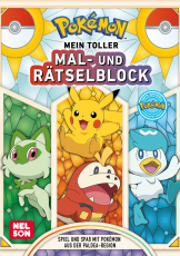 Pokémon Activity-Buch: Mein toller Mal- und Rätselblock - Spiel und Spaß mit Pokémon aus der Paldea-Region