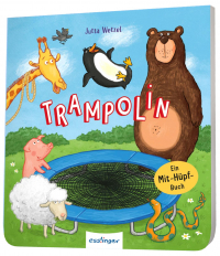 Trampolin - Ein Mit-Hüpf-Buch | Springe, hüpfe, reime mit Bär & Pinguin!