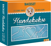 Backset Hundekekse. 25 gesunde Snacks für Ihren Liebling - Buch & 3 Ausstecher aus Edelstahl. Das perfekte Geschenk für alle Hundebesitzer