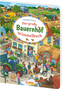 Das große Bauernhof-Wimmelbuch - Entdecke die vier Jahreszeiten auf dem Bauernhof - Großformatiges Pappbilderbuch für Kinder ab 2 Jahren