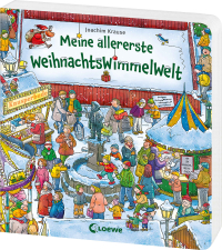 Meine allererste WeihnachtsWimmelWelt - Wimmelspaß für die Advents- und Weihnachtszeit zum gemeinsamen Suchen und Entdecken – Pappbilderbuch für Kinder ab 2 Jahren