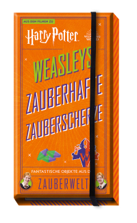 Harry Potter: Weasleys Zauberhafte Zauberscherze - Fantastische Objekte aus der Zauberwelt - Ausklapp-Set mit vielen herausnehmbaren Extras, Artefakte, inspiriert von den Scherzartikeln von Weasley's Zauberhafte Zauberscherze in den Harry-Potter-Filmen