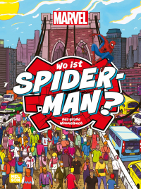 Marvel: Wo ist Spider-Man? Das große Wimmelbuch - Fröhlicher Suchspaß mit Spider-Man und seinen Freunden