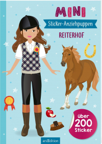 Mini-Sticker-Anziehpuppen – Reiterhof - Über 200 Sticker