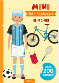 Mini-Sticker-Anziehpuppen – Beim Sport - Über 200 Sticker